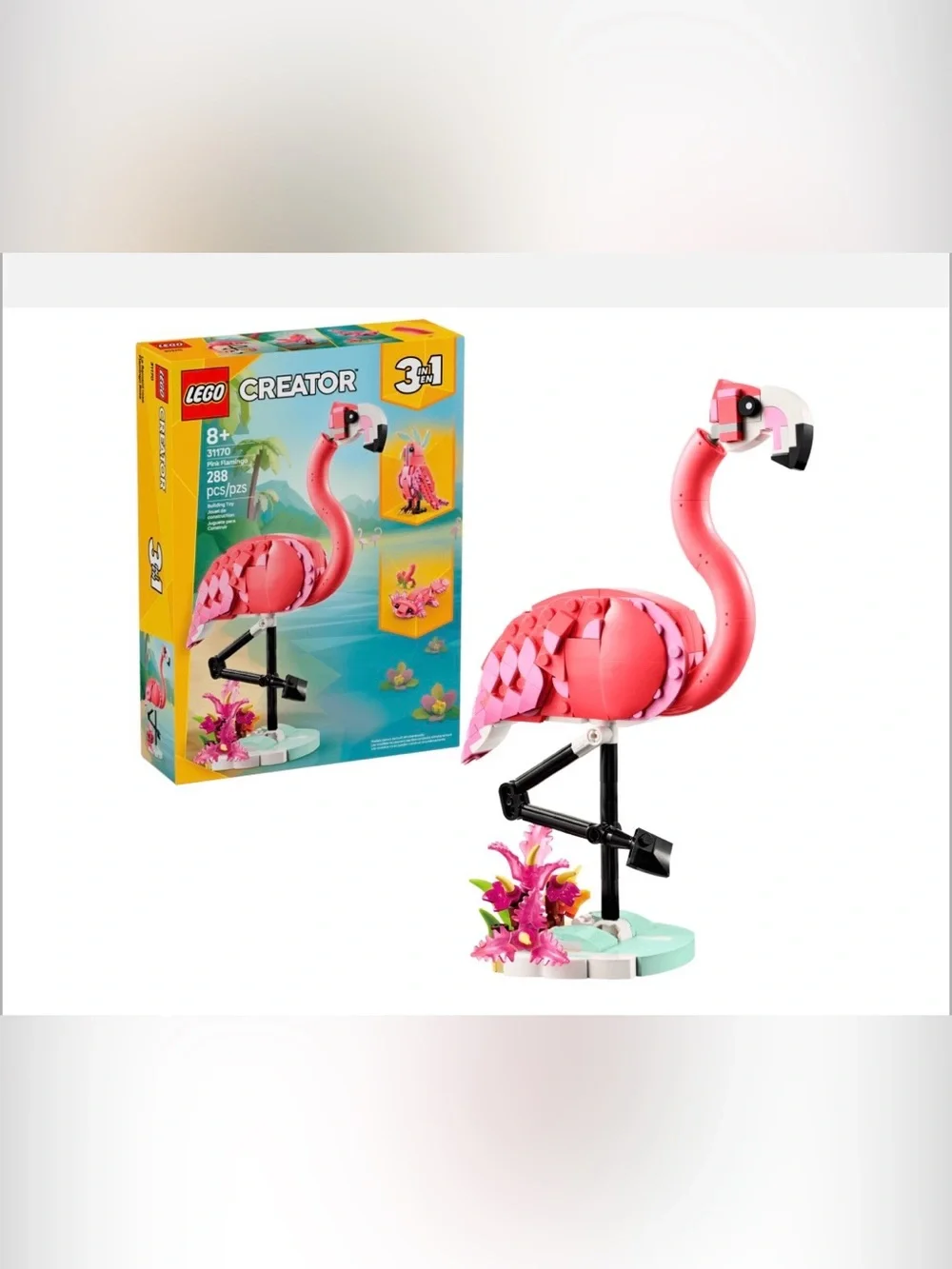 Lego Pink Flamingo 3 in 1 Creator Building Set